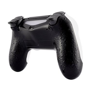 Imagem de eXtremeRate capa de invólucro inferior traseira peças de substituição para PS4 Slim Pro Controller JDM-040 JDM-050 JDM-055, Textured Black, A
