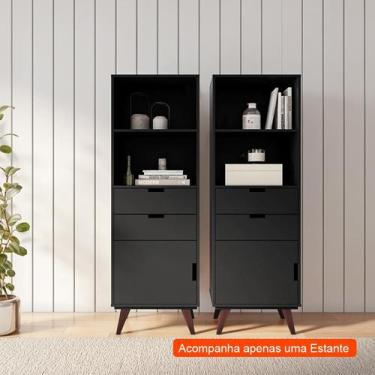Imagem de Estante Nice Preta - Mobly