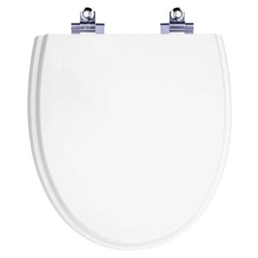 Imagem de Assento Sanitário Laqueado Soft Close Eros Branco Para Vaso