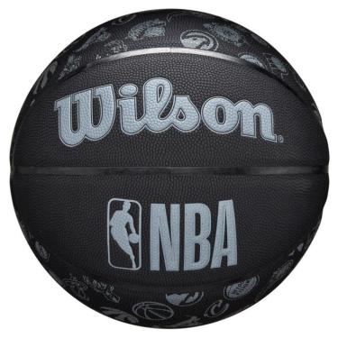 Imagem de Bola De Basquete Wilson Nba All Team Black #7 - Preto