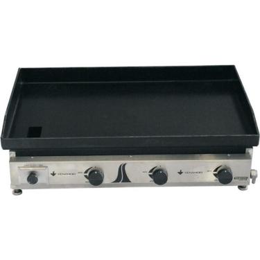 Imagem de Chapa Bifeteira Lanche Gas Inox C80 Cm - Venâncio