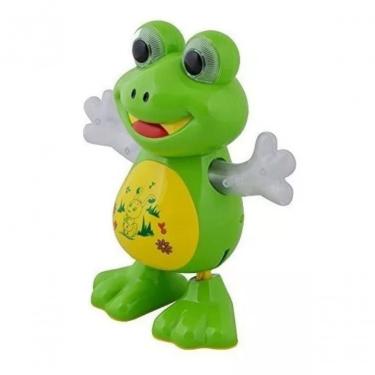 Imagem de Sapo Dançante Brinquedo Musical Anda Dança Mexe C- Luz E Som