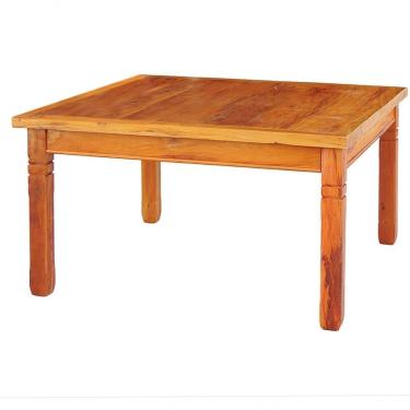 Imagem de Mesa De Jantar Em Madeira Maciça 1,5 X 1,5 M Natural