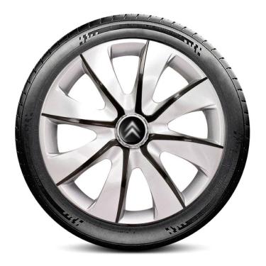 Imagem de Calota 4403 Citroen Aro 14 Prata Grafite Prime Escolha carro