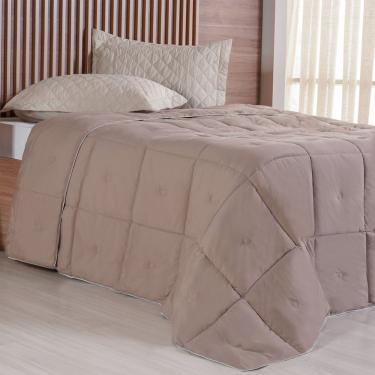 Imagem de Edredom King Toque De Plumas 260 Fios New 240x260cm Cogumelo