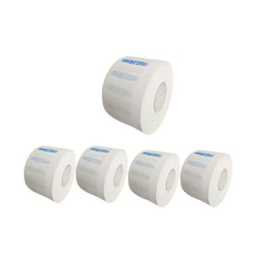 Imagem de 5 Rolos Gola Higiênica Atacado 500 Unidades Branco  - Sekich