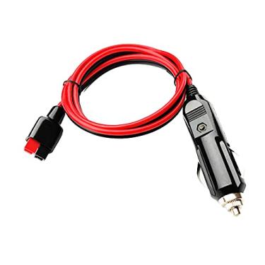 Imagem de Alanph Cabo Conector Para Acendedor De Cigarro Automotivo 12V 14Awg 3 Pés, Adaptador Carregador Bateria 45A Compatível Com Porta Anderson Powerpole (3 Pés/1 M)