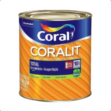 Imagem de Tinta Esmalte Base Agua Branco Brilhante Coralit 0,900ml - Coral