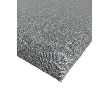 Imagem de Bloco Estofado Adesivo Não é Segredo Linho Cinza Vazado 40L x 30A