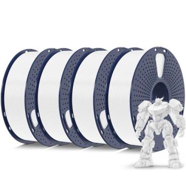 Imagem de Filamento de impressora 3D SUNLU PETG 1,75 mm 4 kg Pacote x4 bobinas