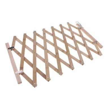 Imagem de Portao Retratil Pet Bambu Cachorro Criança Cao Safonado Cercado Casa R