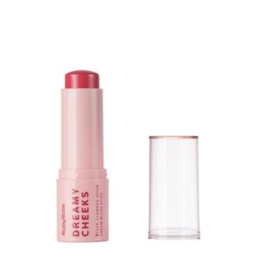Imagem de Blush cremoso em stick ruby rose dreamy cheeks vintage rose hb-m01-6 6