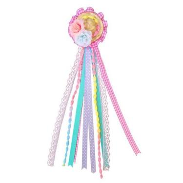 Imagem de Enfeite De Cabelo Chapéu Festa Junina Com Presilha E Fitas - Lika Biju