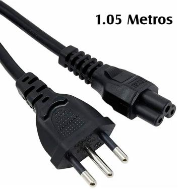 Imagem de Cabo de Força Tripolar 1,05 Metros para Notebooks e TVs