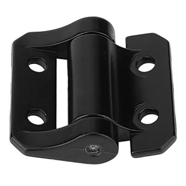 Imagem de YOUTHINK Longo Preto Preto Zinclega Aço de Aço de Dobradiças para Portas de Vidro Máquinas Industriais Ferramenta de Hardware (Preto 2.3n.m)