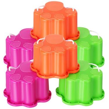Imagem de Toyvian Andadores De Equilíbrio Para Crianças: 3 Pares De Baldes De Plástico Brinquedo Sensorial Com Plataforma De Garra De Gato - Jogos De Atividades Ao Ar Livre Pernas De Pau De
