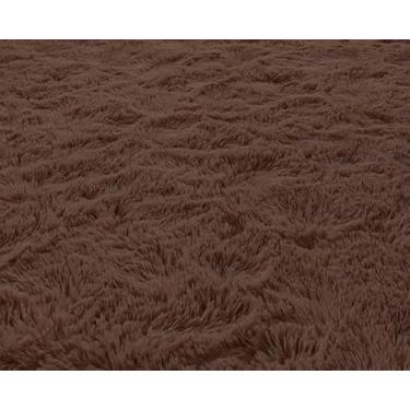 Imagem de Tapete Sala 2,00 x 3,00 Grande Quarto Peludo Felpudo(Chocolate)