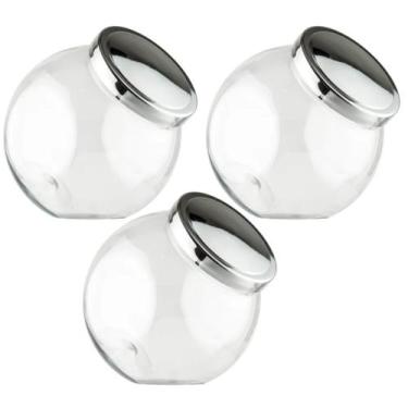 Imagem de Pote Plástico Bandeirante Tampa Prata Baleiro 2,4 Lts 3 unid - Bandeir