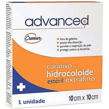 Imagem de Curativo Advanced Hidrocolóide Extra Fino 10x10cm - unidade - Cremer