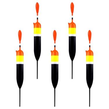 Imagem de Dr.Fish Pacote com 5 boias de pesca deslizantes boias de pesca de água doce para peixe tipo peixe peixe truta, robalo, walleye, flutuabilidade 1/56.7 g