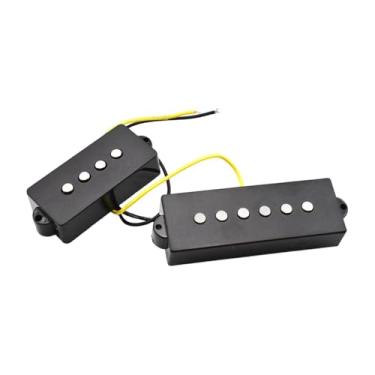 Imagem de Esquirla Captador de Baixo P de 5 Cordas, Suprimentos Profissionais Portáteis, Conjunto de Captadores Humbucker