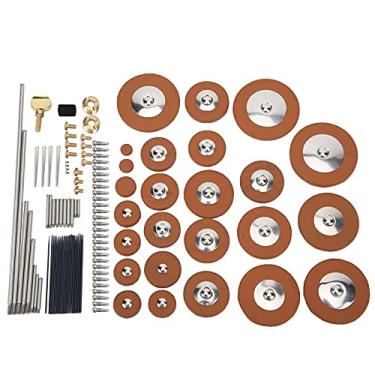 Imagem de Kit de reparo de Sax Sax Alto, kit de ferramenta de reparo do saxofone, ferramenta de manutenção de saxofone para substituir partes danificadas, desgastadas e sujas