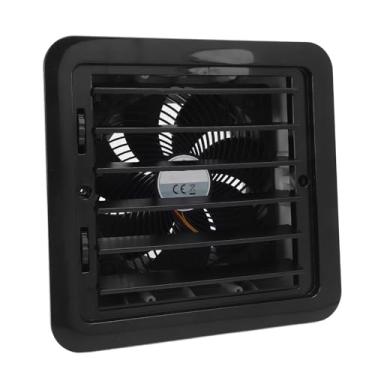 Imagem de Naroote Ventilador de Ventilação Lateral do VD, 12V Manual de Resistência Resistente à Instalação de 12V (Preto)