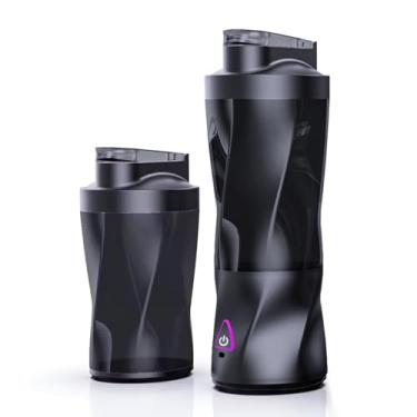 Imagem de Liquidificador portátil: motor de alta potência de 360 W, bateria de longa duração de 6000 mAh, máquina de smoothie de viagem de 652 g com lâmina anticongestionamento, livre de BPA para shakes e