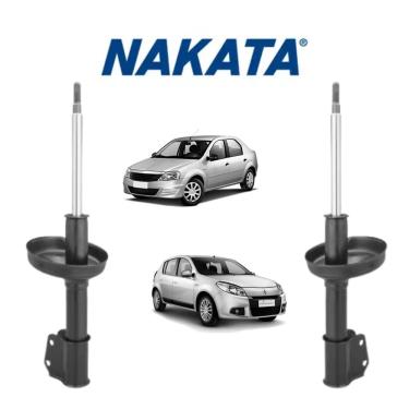 Imagem de 2 Amortecedor Dianteiro Nakata Renault Sandero 2007 A 2014