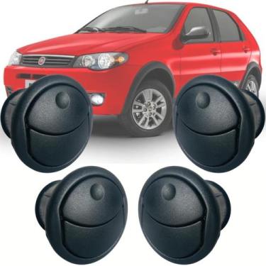 Imagem de Kit 4 Difusor Saída de Ar Condicionado Fiat Palio Fire Economy Way 201