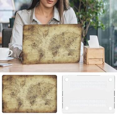 Imagem de QCzyc Capa de plástico compatível com MacBook Pro de 14 polegadas versão 2021-2024 M4 A3112 A3185 A3401/ A2992 A2918 M3/ A2779 M2/ A2442 M1 capa de plástico e capa de teclado e adesivo de teclado Mac