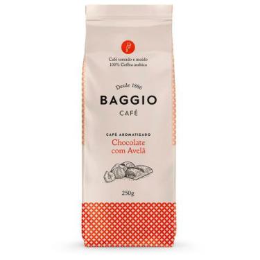 Imagem de Café Moído Aroma de Chocolate com Avelã Baggio 250g
