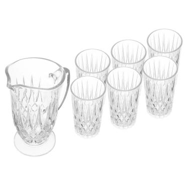 Imagem de Jarra Deli Diamante 1 Litro com 6 copos 300 ml Lyor