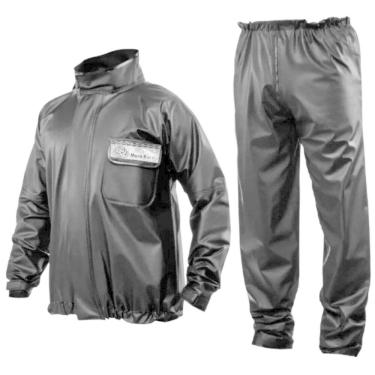 Imagem de Capa De Chuva Motoqueiro Impermeável - Preto - G