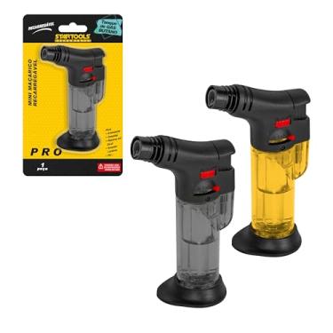 Imagem de Maçarico Portátil Recarregável – Mini Isqueiro a Gás Ajustável para Culinária Gourmet, Crème Brûlée, Artesanato e Reparos (AR-0600)