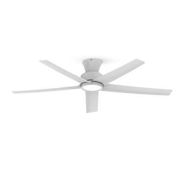 Imagem de Ventilador de teto ocioc 132cm com luzes, motor DC reversível branco
