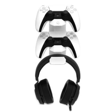 Imagem de Suporte De Parede Playstation5 Ps5 2 Controles e Headphone, Sculpy | Printing Lifestyle, Excelente Acabamento