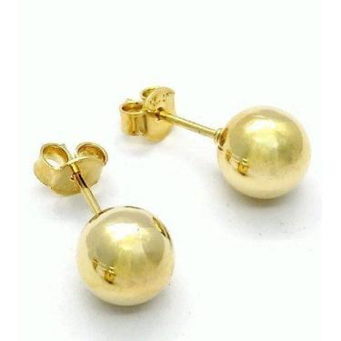 Imagem de Brincos De Bolas 10mm Banho De Ouro 18k 3171 - Très Chic Joias, Dourad
