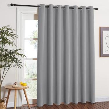 Imagem de Cortina Blackout NICETOWN para porta de vidro deslizante 100x213cm