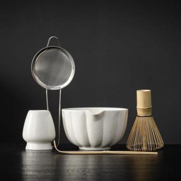 Imagem de Conjunto de batedores Matcha SFTXEY Matcha Bowl 510mL com batedor e co