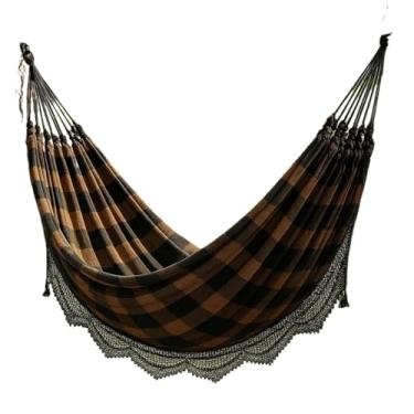 Imagem de Rede De Dormir Descanso Alto Padrao Jaguaruana Casal 4,50m 100% Algodão(MARROM)