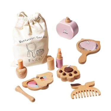 Imagem de simhoa Crianças brincam de maquiagem Conjunto de maquiagem Caixa de maquiagem portátil infantil garoto de toucation kids finge brincar para crianças