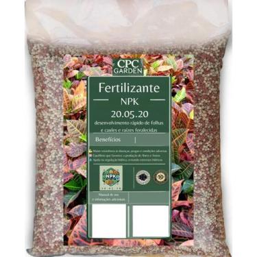 Imagem de Fertilizante Premium NPK 20 05 20 Para Fortalecimento CPC Garden 1 Kg 