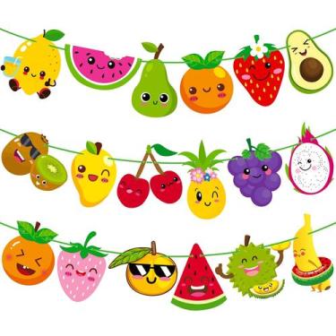 Imagem de Decorações de festa C L Cooper Life Fruit Theme Birthday