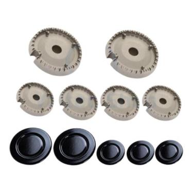 Imagem de Espalhador + Queimador Fogão Brastemp 6 Bocas Bf076 Bdd76