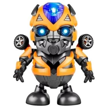 Imagem de Robô Dançarino com Música e Luzes Brinquedo Infantil Bate e Volta Amar