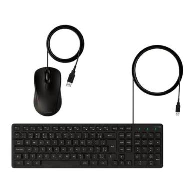Imagem de Kit Teclado e Mouse Com Fio USB Intelbras CCI 20 Preto