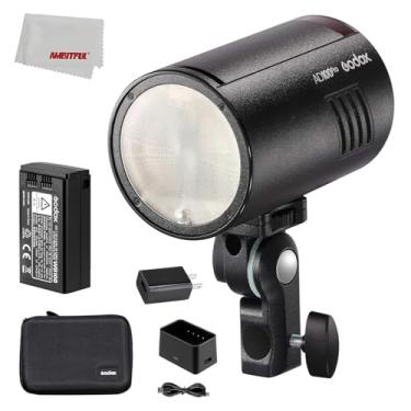 Imagem de Godox AD100Pro Flash 100Ws TTL 2.4G HSS 1/8000s Pocket Flash Light com bateria de lítio 7,2V/2600mAh 360 flashes de potência total 0,01-1,5s