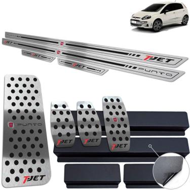 Imagem de Soleira Pedaleira Manual Descanso Preto Punto T-Jet 2013 17