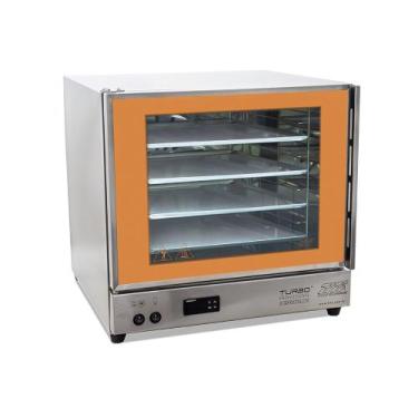 Imagem de Forno Elétrico de Convecção FETP Laranja 4 Assadeiras Modelo Turbo Pro